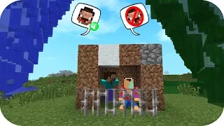 TSUNAMI VS TSUNAMI ÁCIDO 2 NOOB EN CHOQUE DE TSUNAMI MINECRAFT RETO DE LA BASE