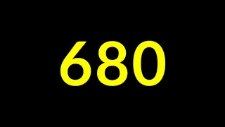 680 Second Countdown Timer With Sound Effect