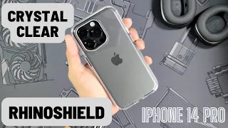 iPhone 14 Pro Rhinoshield Crystal Clear Case Review(Most Durable Clear Case!?) (Non-Magsafe Version)