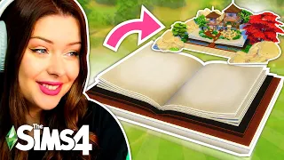 Trying This NEW Pop-Up Book Build Challenge in The Sims 4 // NO CC