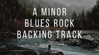A minor blues rock backing track