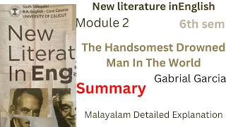 The handsomest drowned man in the world by gabriel garcia marquez summary in Malayalam 6th sem