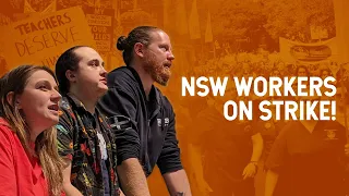 NSW workers on strike!