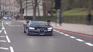 Supercars In London December 2021 Part 2- Chiron x2, LP750-4 SV And More!!!