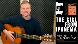 How to play The Girl From Ipanema | Como tocar Garota de Ipanema | Guitar Tutorial
