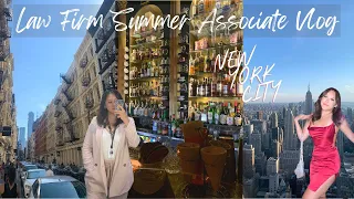 NYC vlog: week in the life of a law firm summer associate - what I wear + girls night out