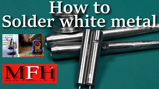 How to solder white metal. Model Factory Hiro kits