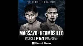 Magsayo vs hermosillo full high lights. Subrang lakas na idol magsayo