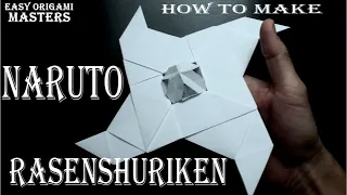 How to make rasenshuriken from paper / Naruto
