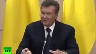 Президент Украины В Ф  Янукович читает рэп