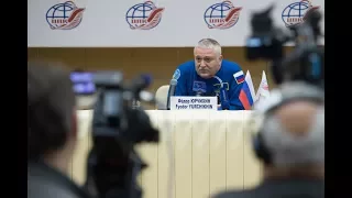 Послеполётная пресс-конференция космонавта Фёдора Юрчихина