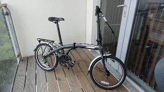 Carrera Intercity Folding Bike - Unboxing, Walkaround and First Ride Review