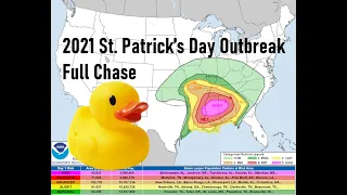 St. Patrick's Day 2021 Tornado Outbreak - Full Chase