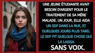 UNE JEUNE ÉTUDIANTE AVAIT BESOIN D'ARGENT POUR LE TRAITEMENT DE SA MÈRE MALADE. UN JOUR, ELLE AIDA..