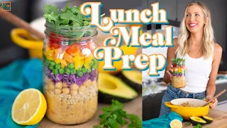 Meal Prep w/ Me! My Favorite High Protein Plant-based Lunch (4 Ways)