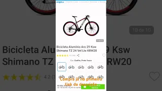 Bike ksw shimano aro 29 #magalu #promoção #comprasonline #bike