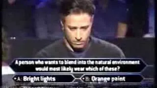 1/3 Jon Stewart on Millionaire (celeb ed.)