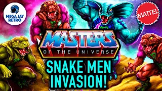 LEAKED MOTU Origins Snake Men 4 Pack Packaging Artwork - Mega Jay Retro