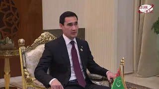 Состоялась встреча Президента Азербайджана Ильхама Алиева с Президентом Туркменистана