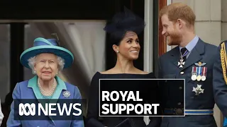 The Queen gives her blessing to Prince Harry and Meghan Markle moving on | ABC News