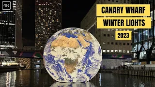 Canary Wharf Winter Lights 2023 | Here's what you can expect | Should you visit??