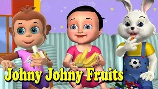 Johny Johny Yes Papa Animal Version - 3D Animation Nursery Rhymes & Songs