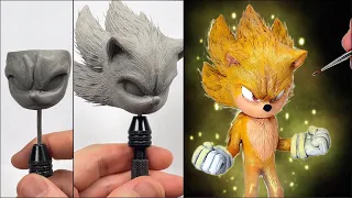 Сделать супер Sonic с Clay / Sonic хеджог2 [kiArt]