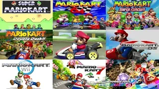 Mario Kart Series - All Courses (1992-2017)