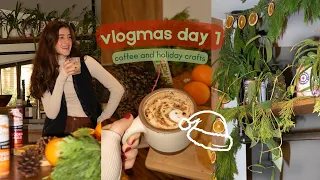 VLOGMAS DAY 1: Happy December 1st | Making some holiday crafts