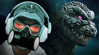 TRAPPED in a city with GODZILLA and HE'S MAD! (Kaiju Survival Horror Game)