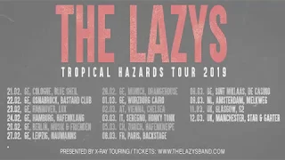 The Lazys PROMO VIDEO socials WORLDWIDE release Europe tour 2019