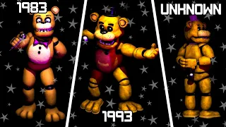 ALL TYPES OF FREDBEAR ANIMATRONICS Fanmade Timeline V1