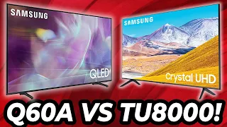 Samsung Q60A QLED vs TU8000 Crystal 4K UHD TV