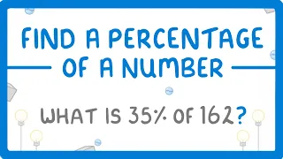 GCSE Maths - How to Find a Percentage of a Number #92