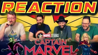 Marvel Studios' Captain Marvel - Trailer 2 REACTION!!