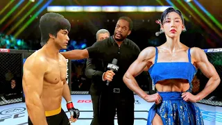 PS5 | Bruce Lee vs. Asian Muscular Woman Ah (EA Sports UFC 4)