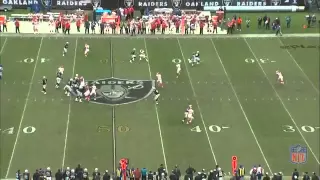 Raiders Unsuccessful Screen/Sweep Pass to Cooper