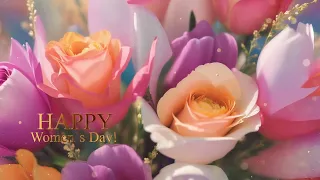 💖Happy Women's Day!💖8 MARCH Greeting Wishes Card #8march #womensday