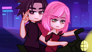 "Ride with me" // Modern_AU // SasuSaku🌸 // Naruto // Gacha