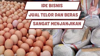 BISNIS BERAS & TELUR  MODAL KECIL BISA MENGHASILKAN PULUHAN JUTA/TAHUN