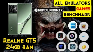 Realme GT5 240W 5G Benchmark : - Mortal Kombat X - Winlator - AetherSX2 - Yuzu - All Emulators