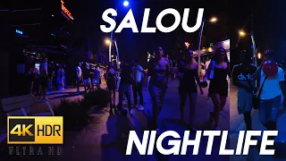 SPAIN NIGHTLIFE 2021 [WALKING 4K] CROWDED STREETS 🌴 Salou, Catalonia, Spain 🌴 DJI POCKET 2