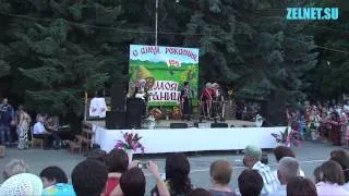 Вечернее шоу на площади ст. Зеленчукской