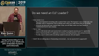 Using Freestanding C++ for C++17 in Shellcode, UEFI, Embedded & Unikernels - Rian Quinn  CppCon 2019