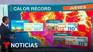 Un domo de alta presión es el causante de las temperaturas extremas en el país | Noticias Telemundo