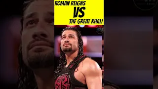 Roman Reigns Vs The great Khali 🔥| #viral #wwe #shorts