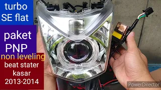 reflektor beat 2013-2014 turbo SE flat AE BMW non leveling sinar otomotif