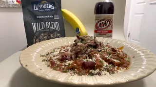 Low-fat wild rice Homemade low-fat Chili 🌶 Delicious 🤤