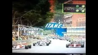 Monaco GP 1990, Ayrton Senna, Gerhard Berger, Jean Alesi, Nelson Piquet