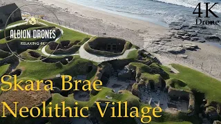 Skara Brae Neolithic Village, Skail Bay, Orkney - DJI MINI3 Pro 4K - June 2023 - Ancestral Beauty